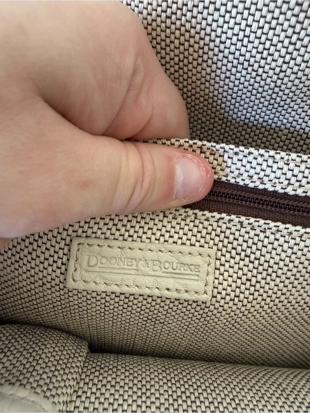 Dooney & Bourke Vintage Monogram Buckle Satchel